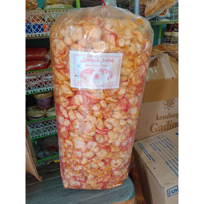 

keripik seblak 1 ball berat 2kg