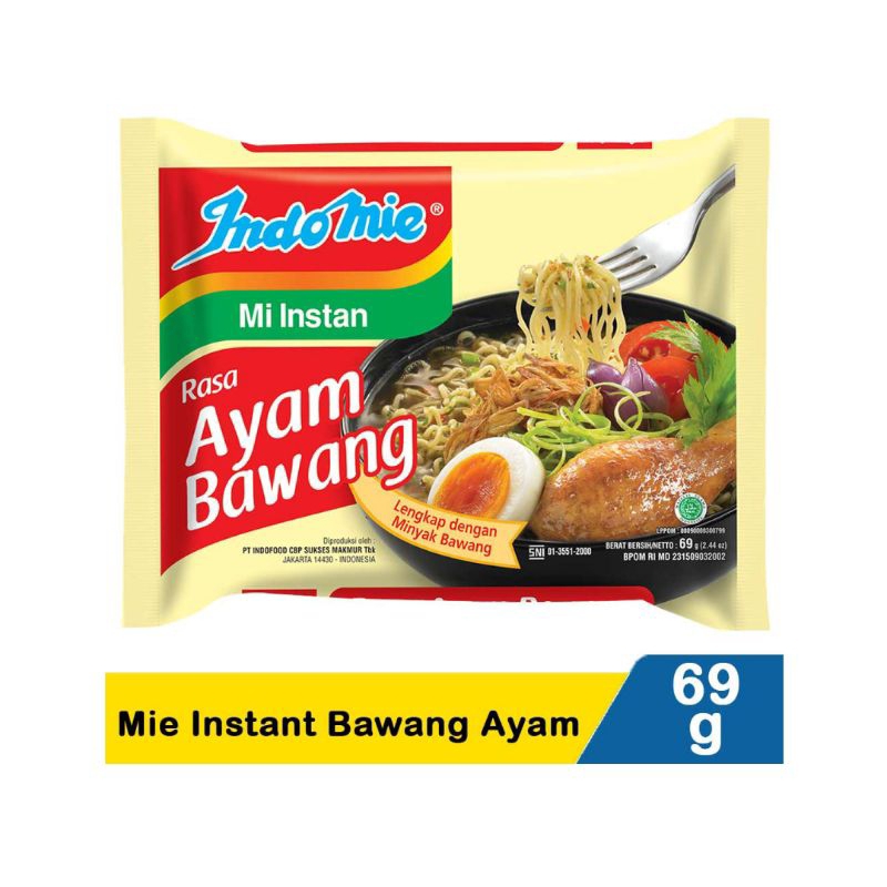 

5pcs - Indomie rasa ayam bawang