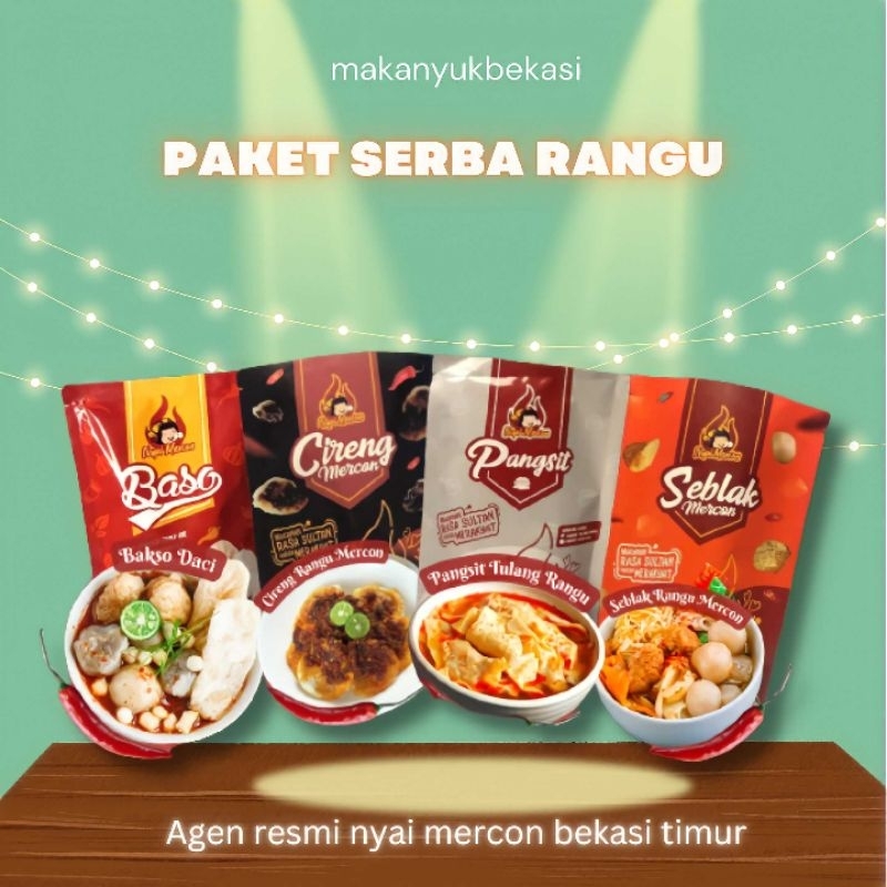 

Paket Serba Rangu Nyai mercon