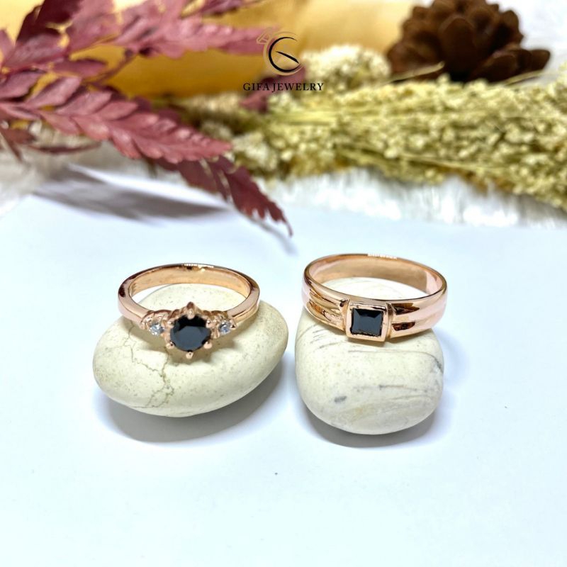 Cincin Kawin Nikah Couple Rose Gold Terbaru G10