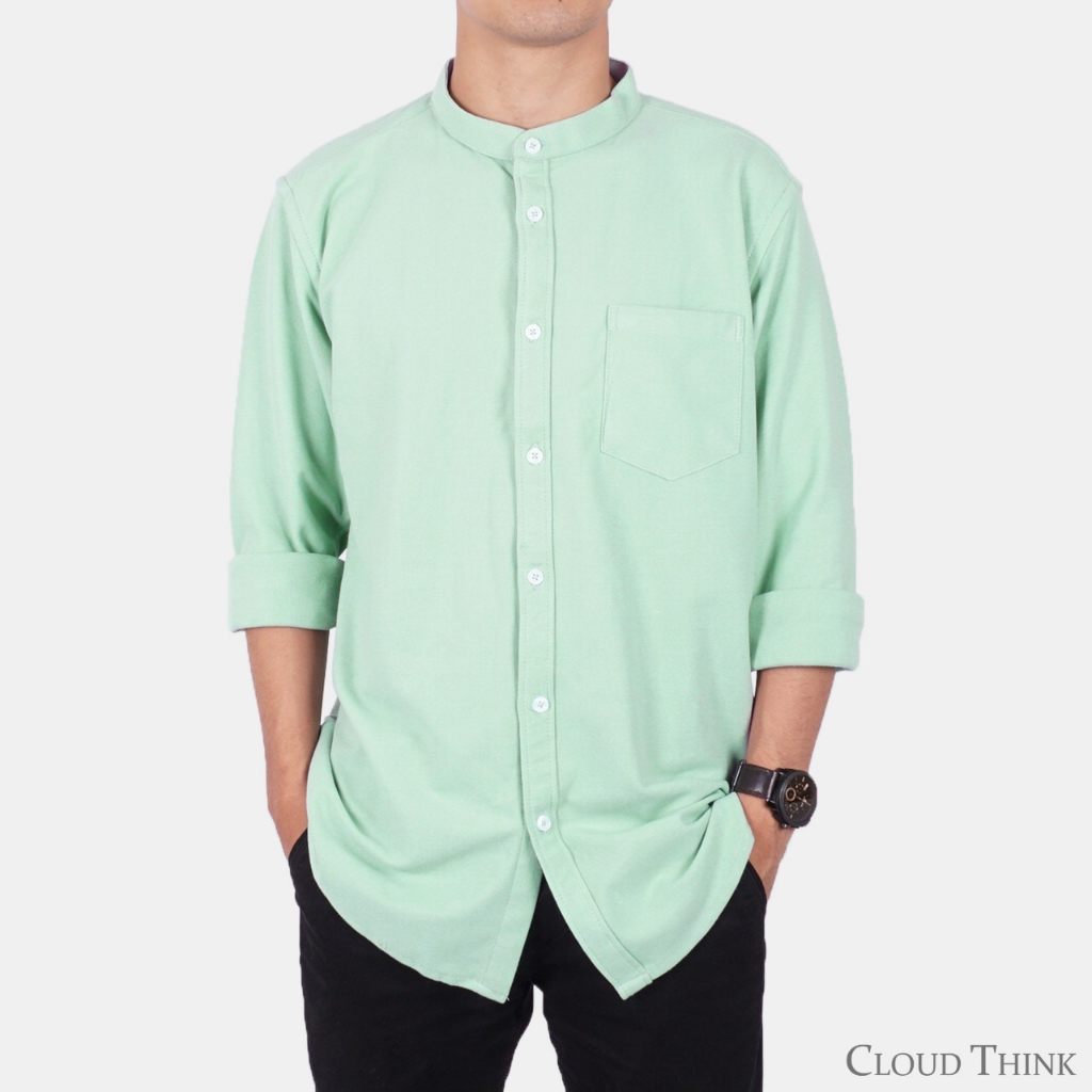 Cloud Think - Kemeja Koko Panjang Mint