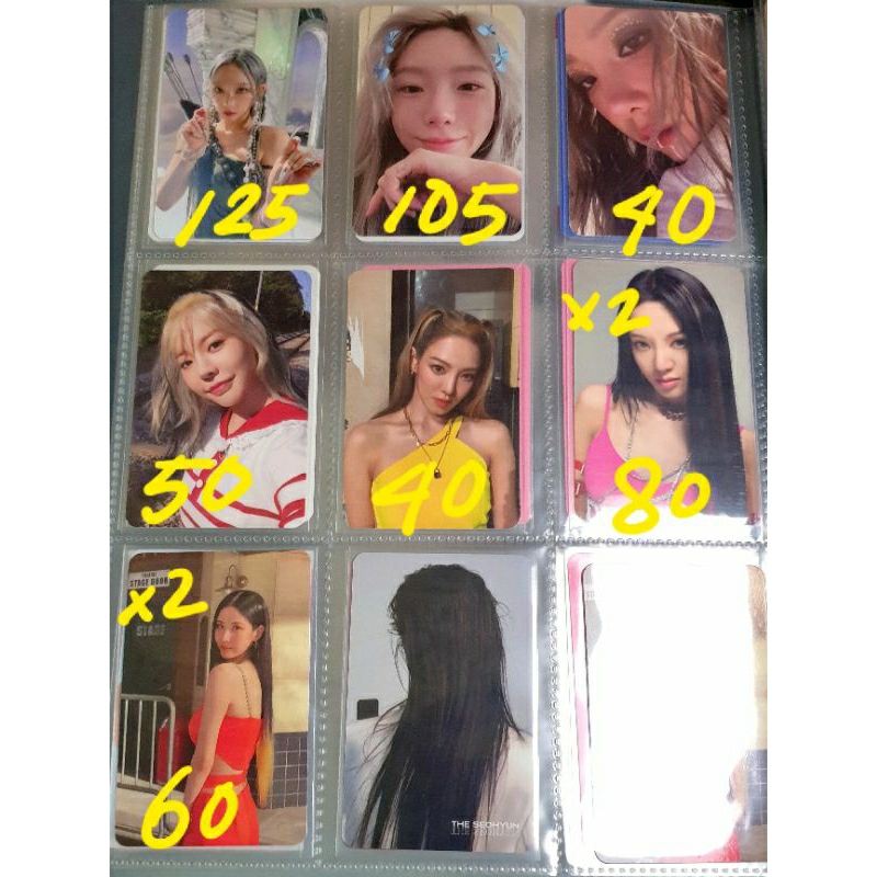 SNSD Photocard PC Album MD POB