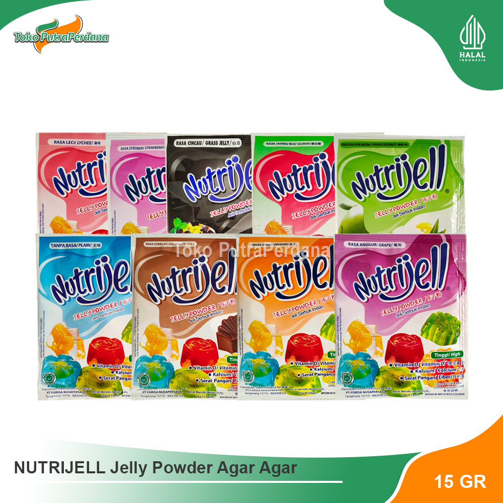 

NUTRIJELL Jelly Powder Agar Agar 15gr (Besar)