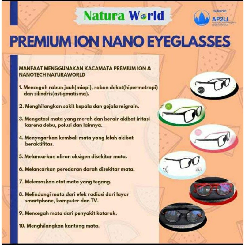 KACAMATA ION NANO NATURA WORLD