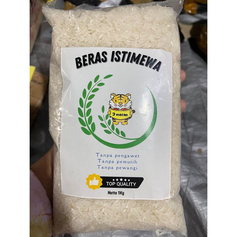 

BERAS ISTIMEWA 3 MACAN KEMASAN 1KG