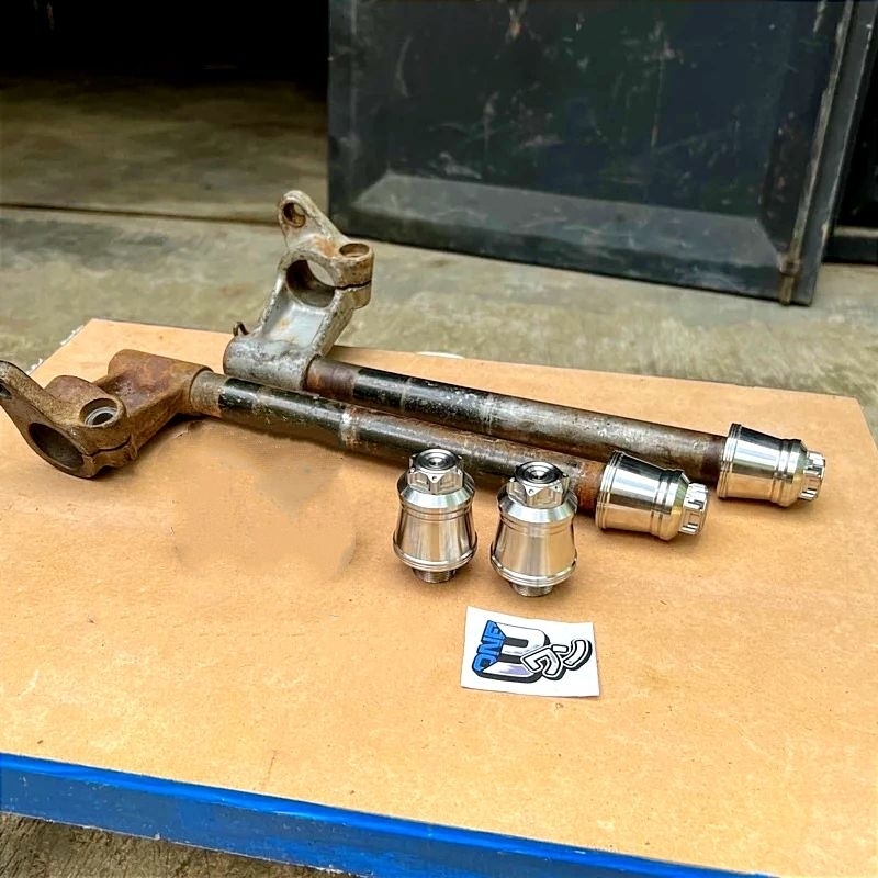 Stir stang setir JRS JR s original setang RGR RJ set jalu stainless balancer stenlis