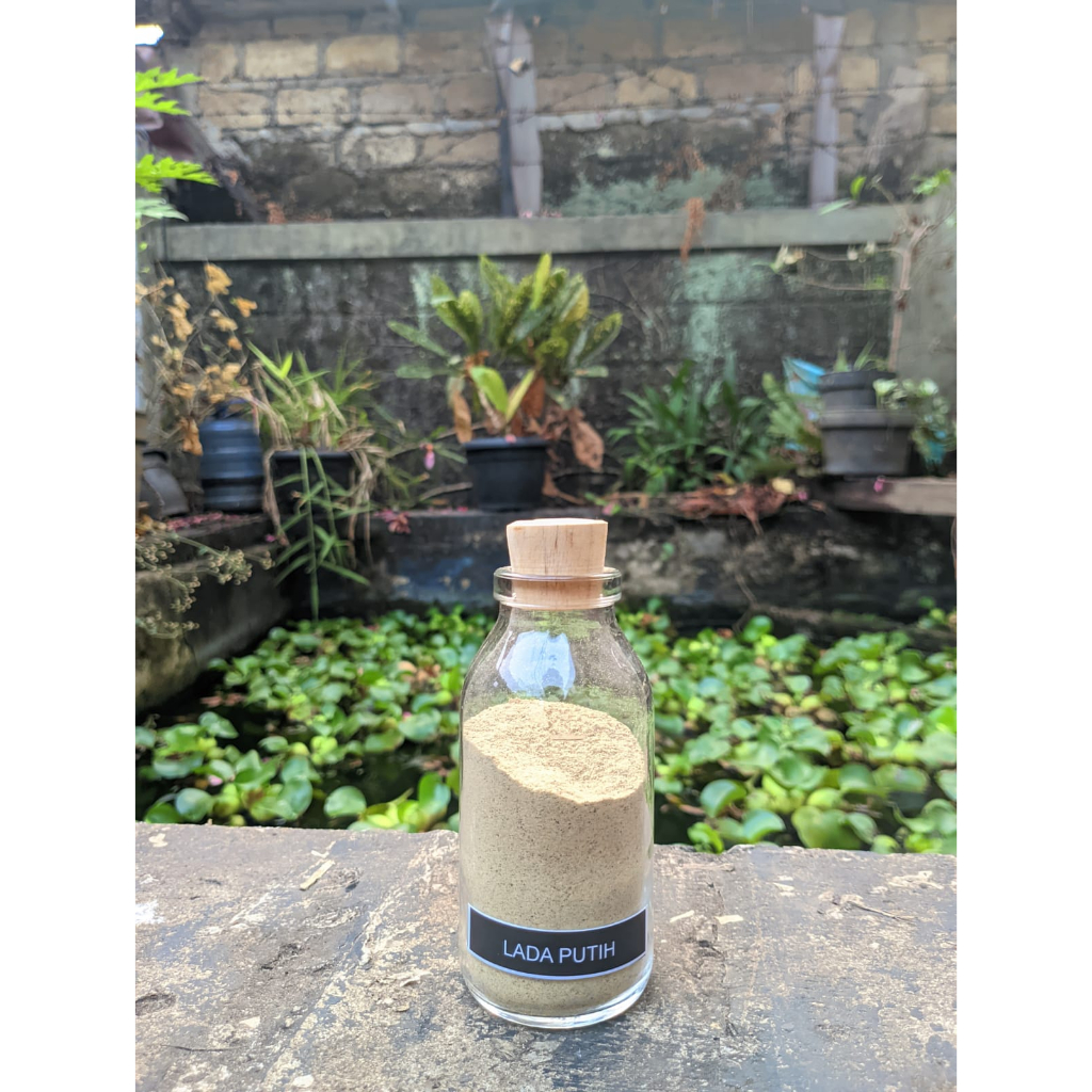 

Bubuk Lada Putih 50 g / lada putih bubuk 50 gram / Ground White Pepper / BUMBU DAPUR LADA PUTIH BUBUK 50 gr / REMPAH GERBANG NUSANTARA / Bubuk Lada Putih Murni / Bubuk Merica 50 gr / Lada Putih Bubuk 50 gr / Ground White Pepper 50 gram / Merica 50 gr