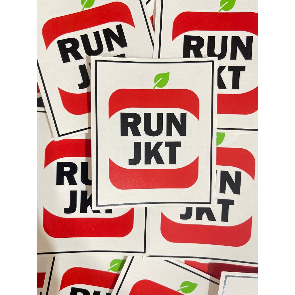 

RUN JKT / Run JKT Sticker / Stiker RUN JKT - Series 1 (JKT Series)