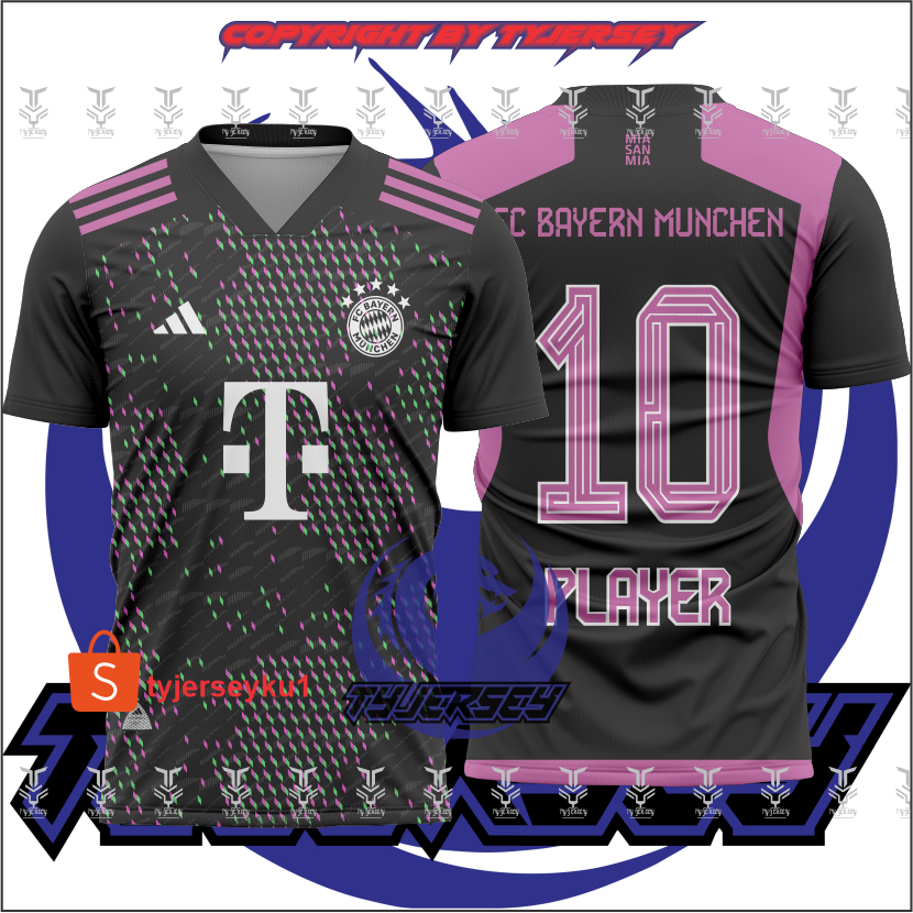 JERSEY BAYERN MUNCHEN AWAY 2023-24 FULL PRINTING