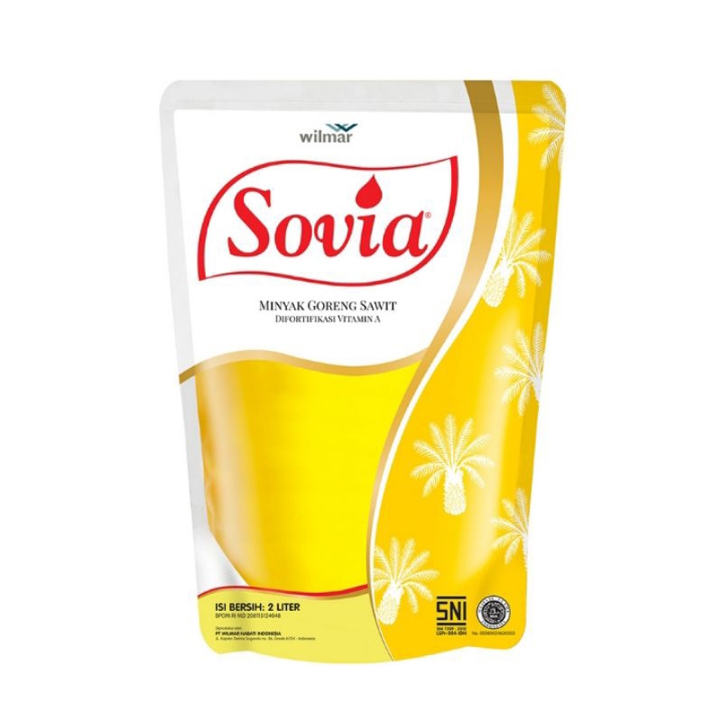 

minyak goreng sovia 2L / 2x1L