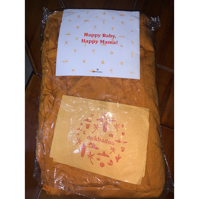 NEW Mikhadou Gendongan Bayi Depan Stretchy Wrap Pumpkin