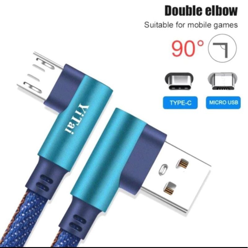 YGC YGM 100 Kabel Data Charger Gaming Type-C