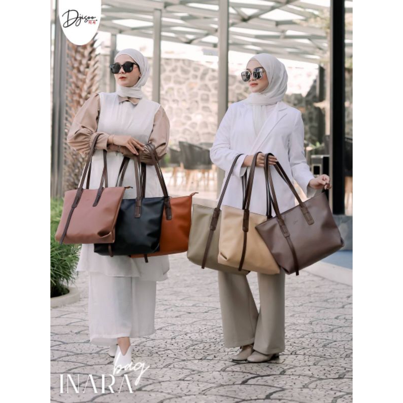 TAS TOTEBAG BESAR CANTIK ROOMI DJISOO KULIAH KANTOR SAGE