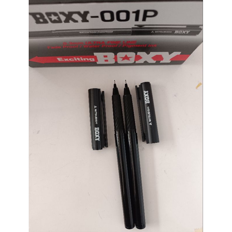 

Pulpen boxy mitsubishi 001 hitam 0.3 (per lsn)