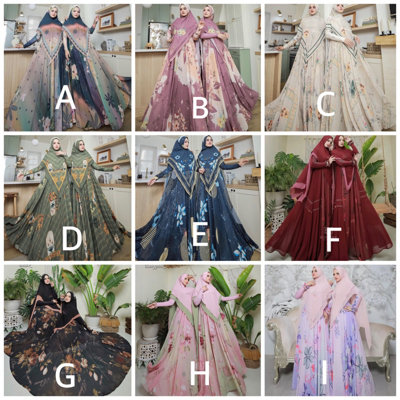 ELDEENA SYARI KUMPULAN GAMIS ELDEENA SYARI FAMELA KEYSAZA RAYOLA VEEZANIA