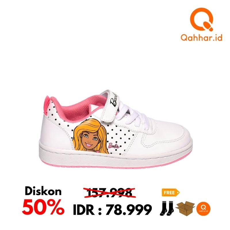 QAHHAR.ID BARBIE GIRL / Sepatu Barbie Kartun / Sepatu Anak Kecil / Sepatu Lucu Anak