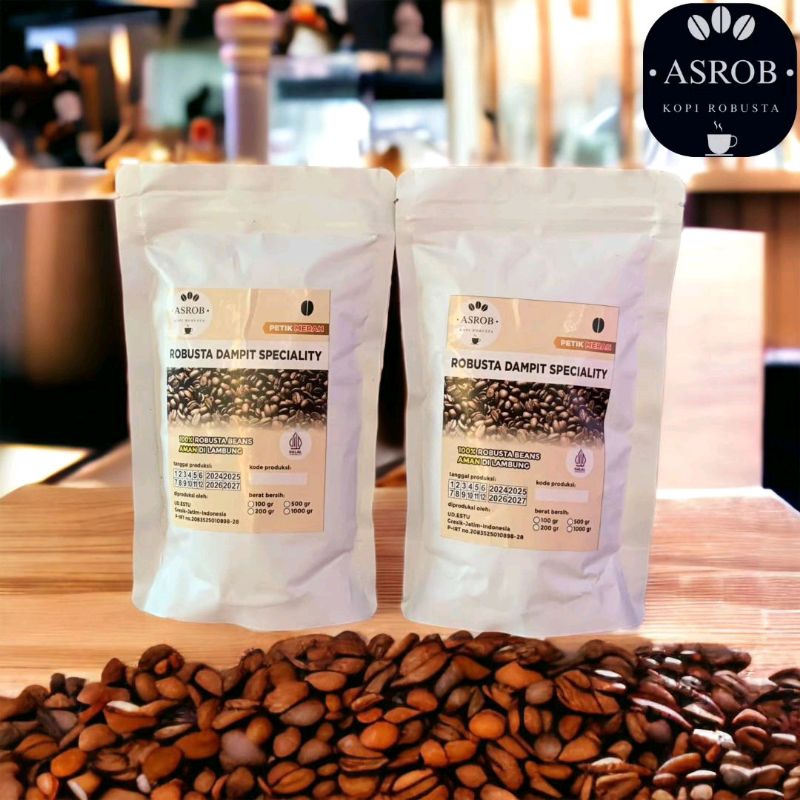 

Asrob Coffee Robusta Dampit Speciality (Petik Merah) 200gr