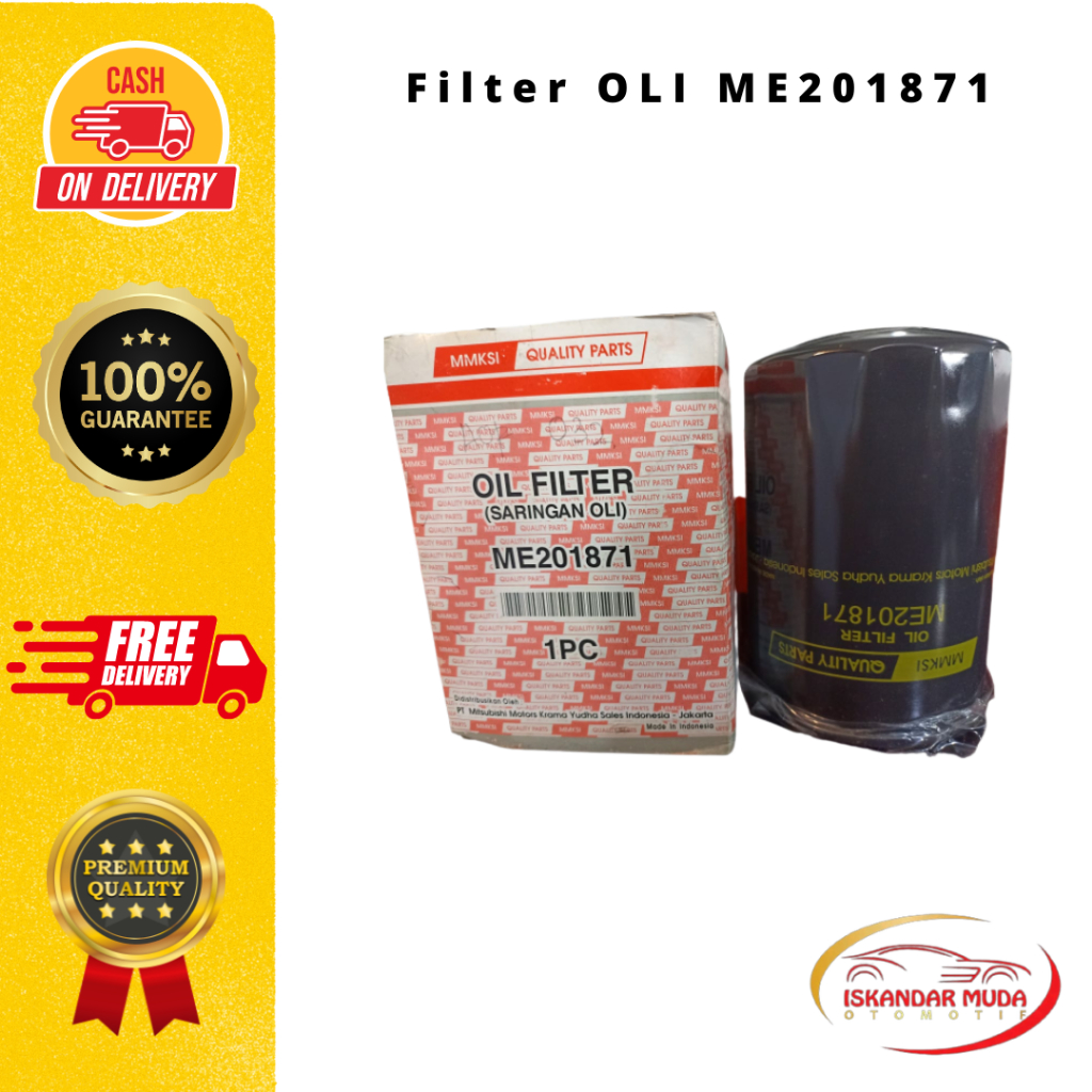 Oil Filter Mitsubishi L200 Triton 2.8 ME 201871 PREMIUM QUALITY