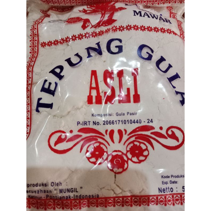 

TEPUNG GULA CAP BUNGA MAWAR 500GR/ GULA HALUS