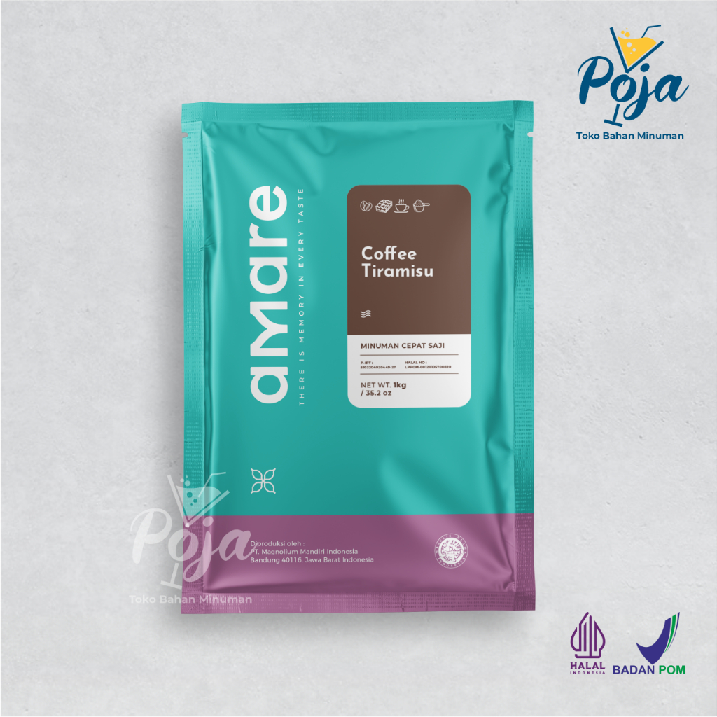 

Bubuk Minuman Premium Coffee Tiramisu Amare Kemasan 1kg