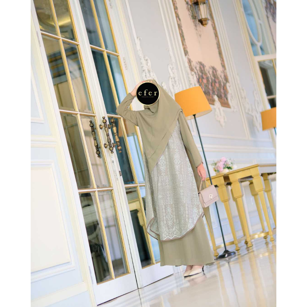 CALIANA Gamis Dress Set by Efer Premium Syari