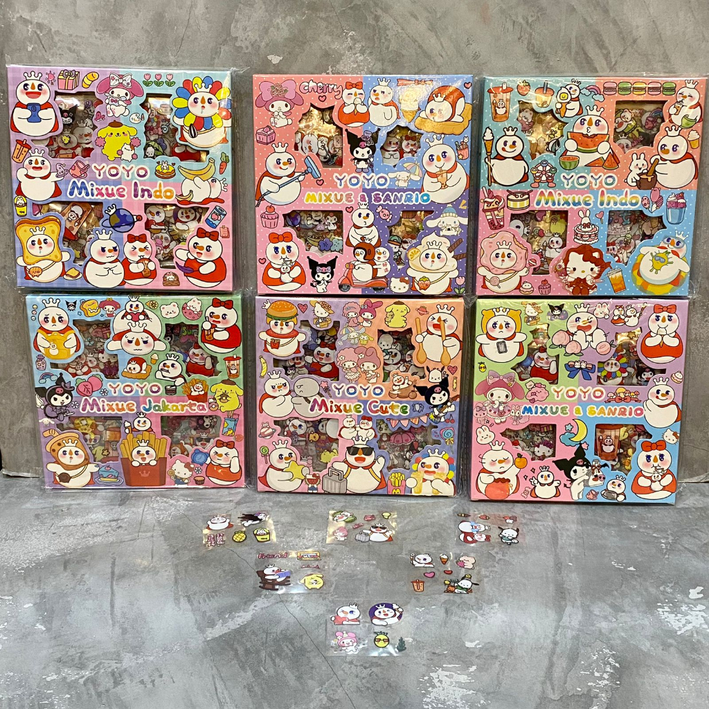 

Sticker Mixue Viral Waterproof Isi 100 Lembar