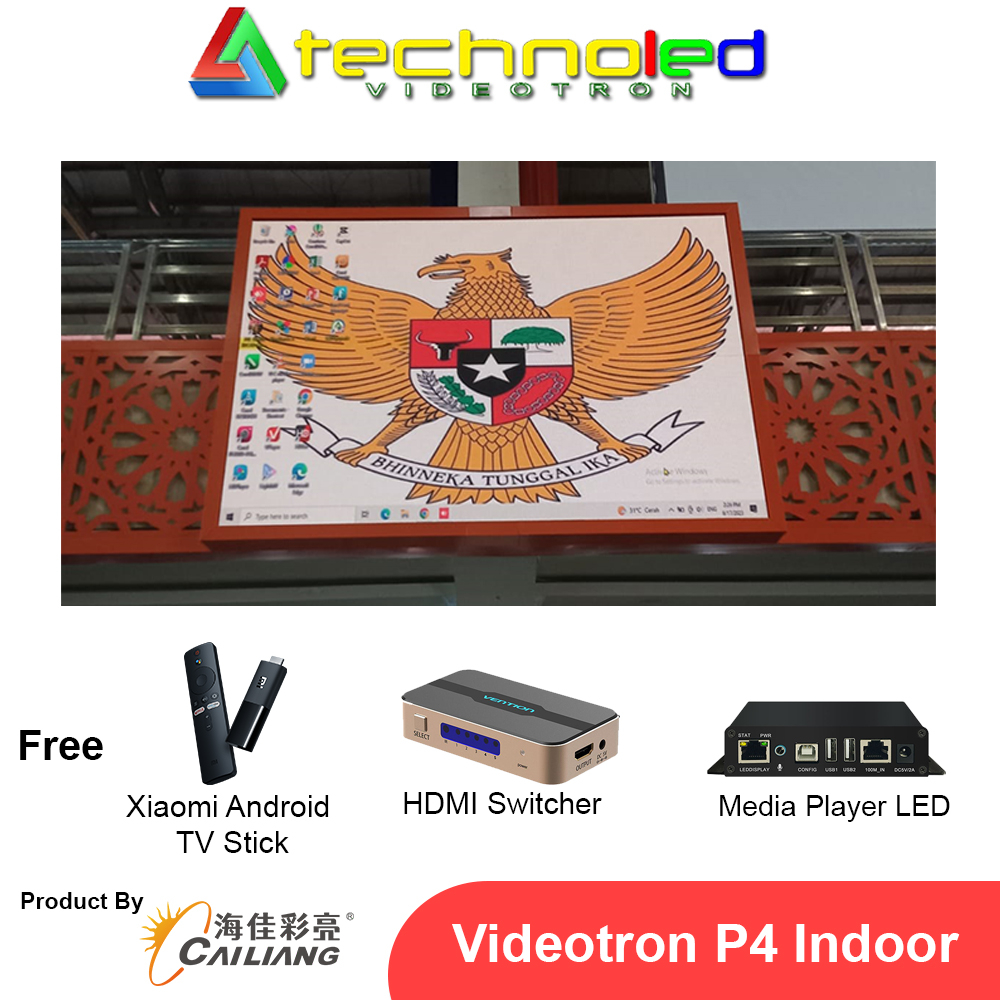 Paket LED Videotron Indoor P4 Free instalasi