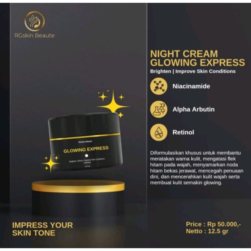 RGSkin Beaute Glow Night Cream Glowing Express