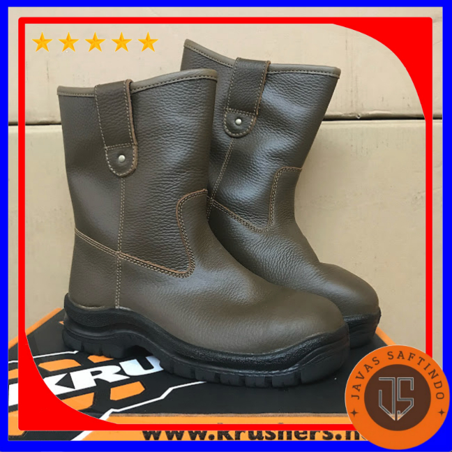 Safety Shoes Krushers Texas Brown - Sepatu Safety Texas Brown - Krushers ORIGINAL