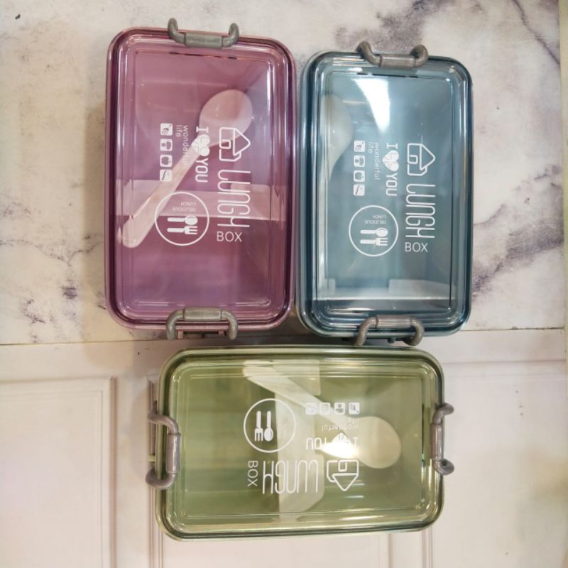 Lunch Box Delicious Lunch Box 2 sekat kapasitas 750ml