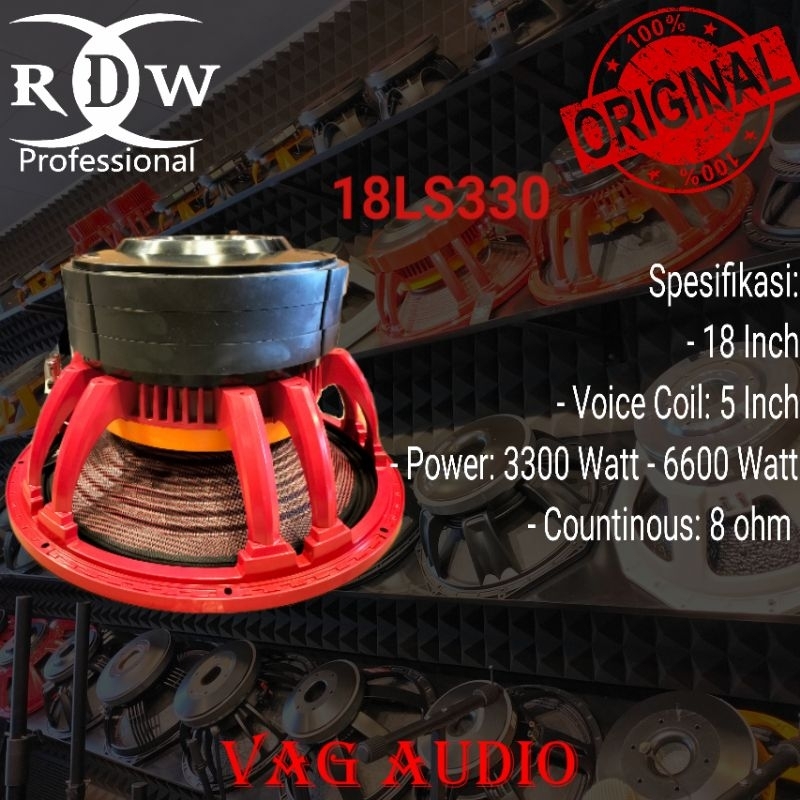 SPEAKER COMPONENT RDW 18LS330CBM