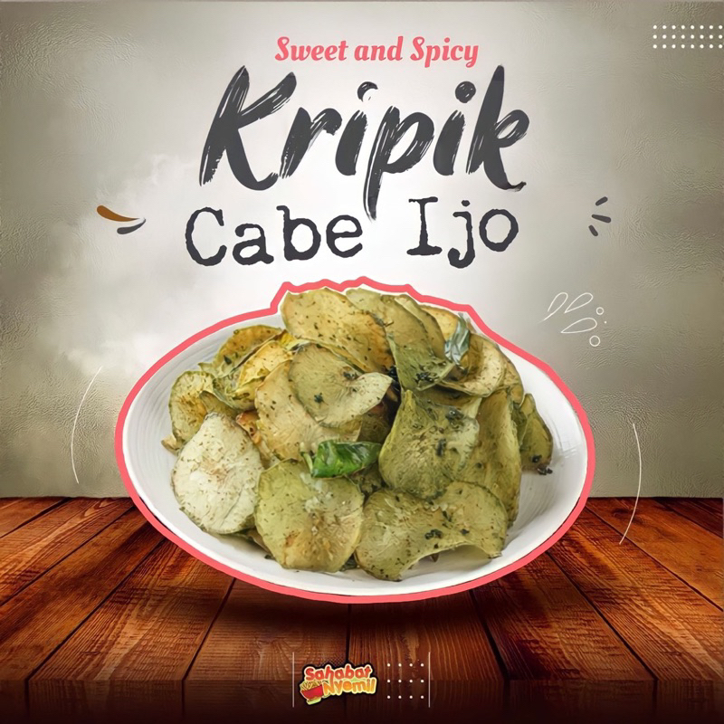 

KRIPIK SINGKONG CABE IJO