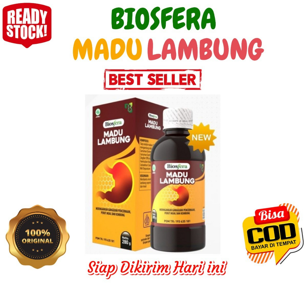 

Biosfera Madu Lambung - Biomaag, Obat Herbal Asam Lambung, Maag, Gerd 100% Original