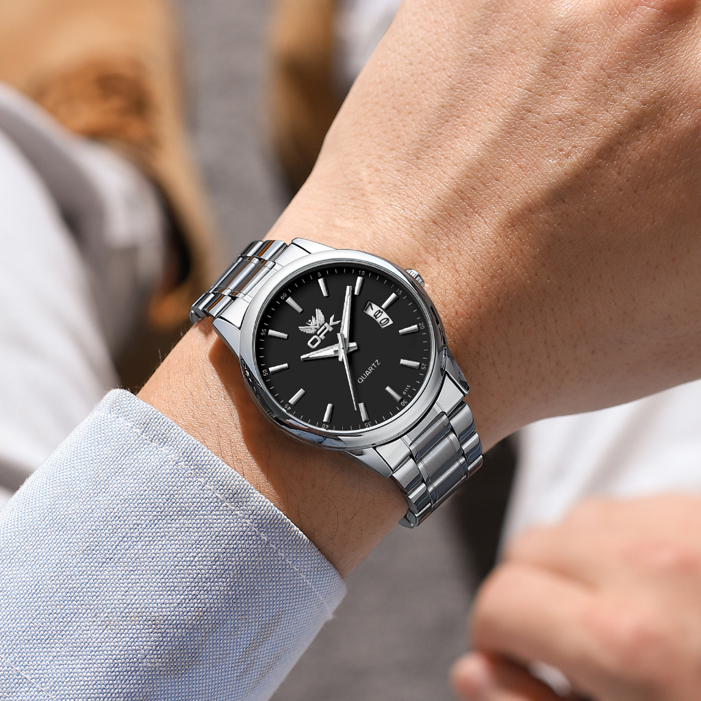 Big Promo Opk Jam Tangan Pria Anti Air Original Terbaru Mewah 2025 Jam Tangan Pria Stainless Steel