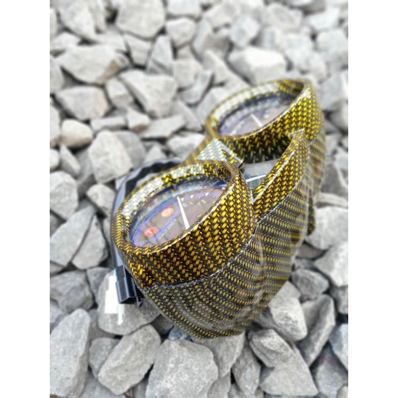 lampu depan Vixion old/lama + spidometer carbon