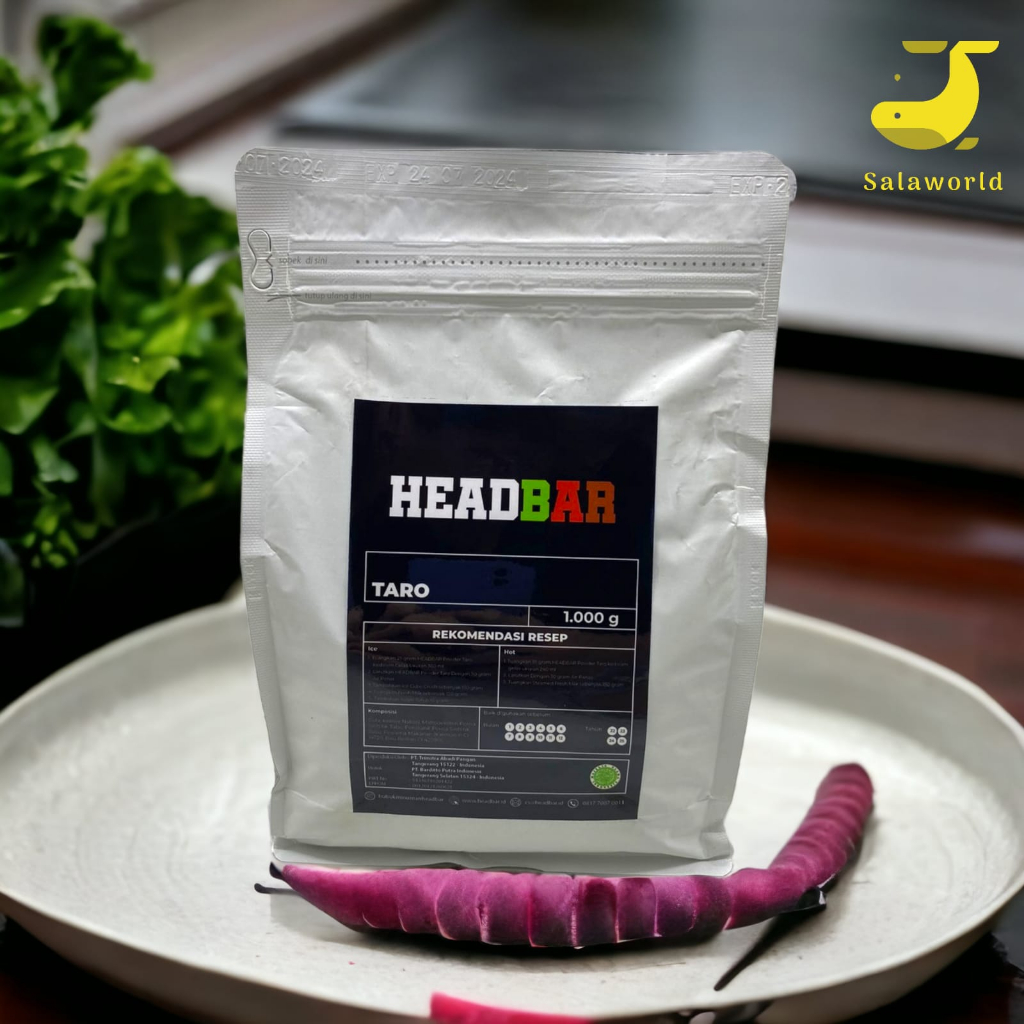 

HEADBAR Powder Taro 1000 g | Bubuk Minuman Rasa Taro 1000 g