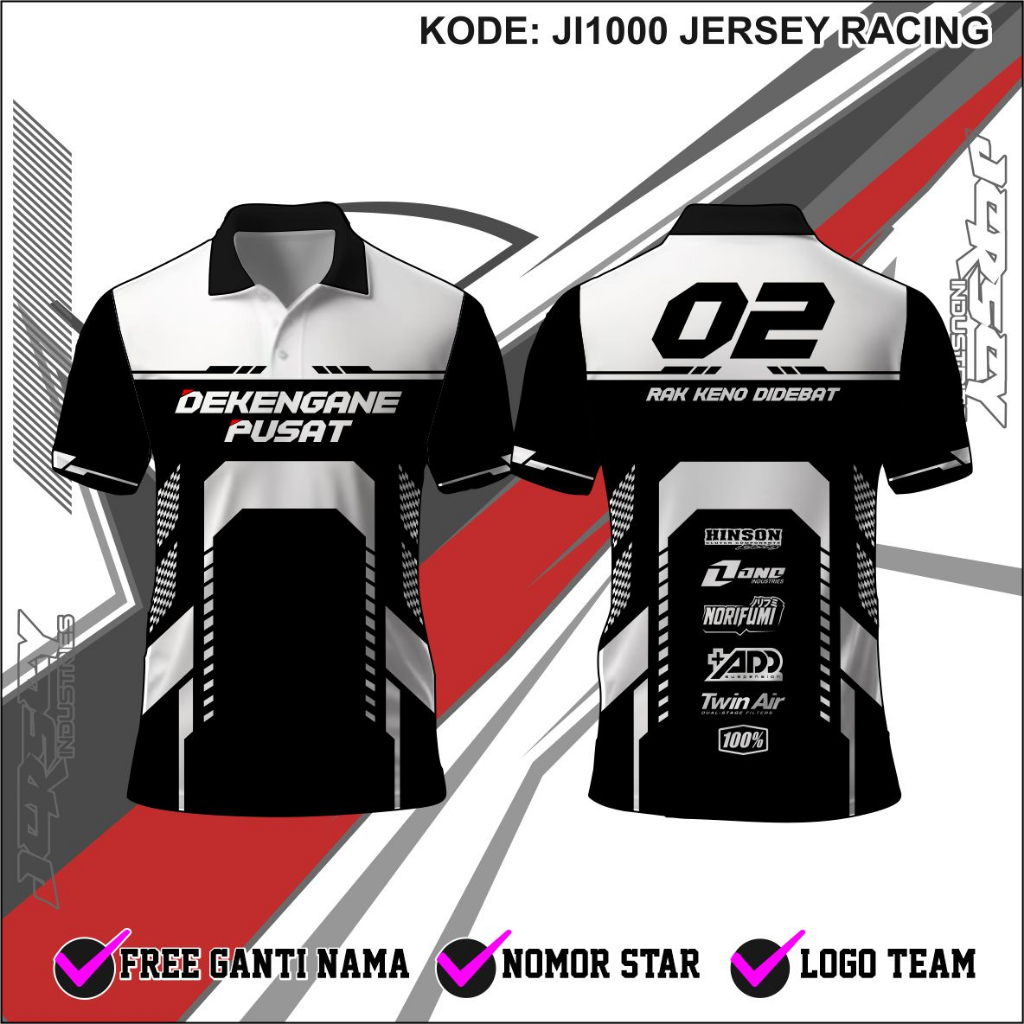 Kaos Jersey 2Stroke Baju Motor 2 Tak Jersey Racing 2Tak JI1000