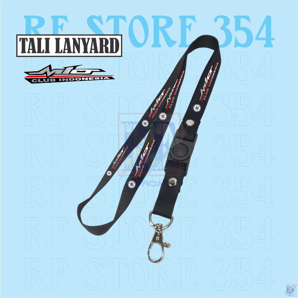 

TALI LANYARD MIO CLUB INDONESIA LOGO - TALI ID CARD GANTUNGAN KUNCI GANTUNGAN FLASHDISK GANTUNGAN NAMETAG TALI LANYARD BEST SELLER COD