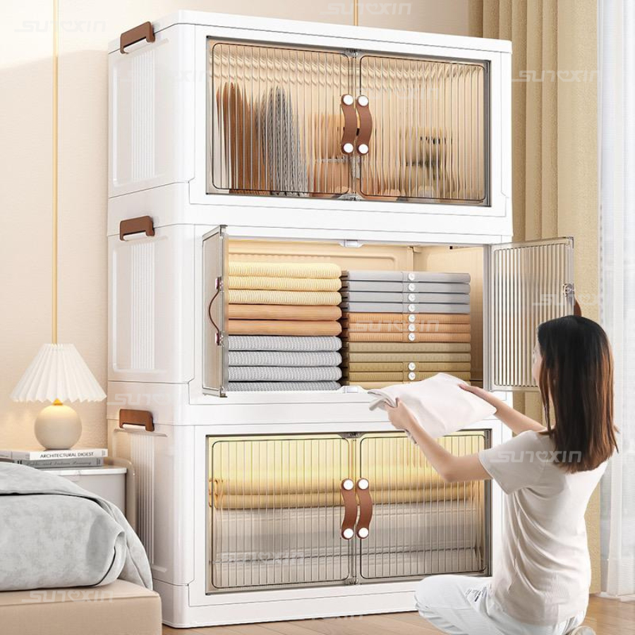 SUNXIN Kotak penyimpanan 68CM 852/853/854 /Lemari Pakaian Anak / box storage plastik box penyimpanan