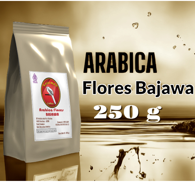 

Kopi Arabika Flores Bawaja 250 gram (Biji/Bubuk) Grade A / Specialty