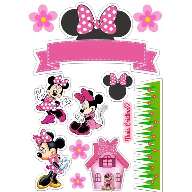 

TOPPER MINIE MOUSE Bisa Request Tulisan