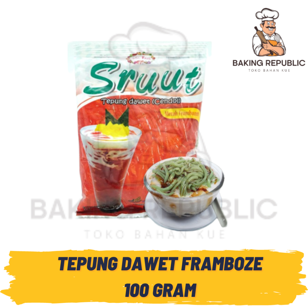 

MR FOOD | TEPUNG DAWET SRUUT FRAMBOZEN | 100GR