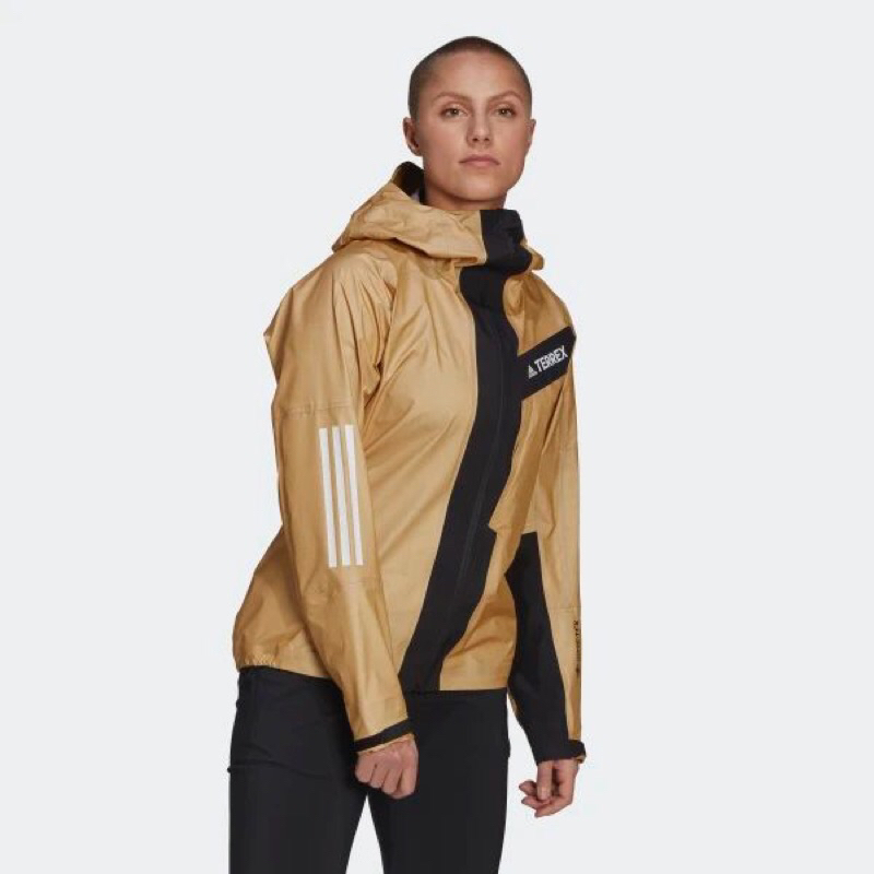 Jaket Gunung Adidas Women Terrex Techrock Light Jacket Waterproof Original