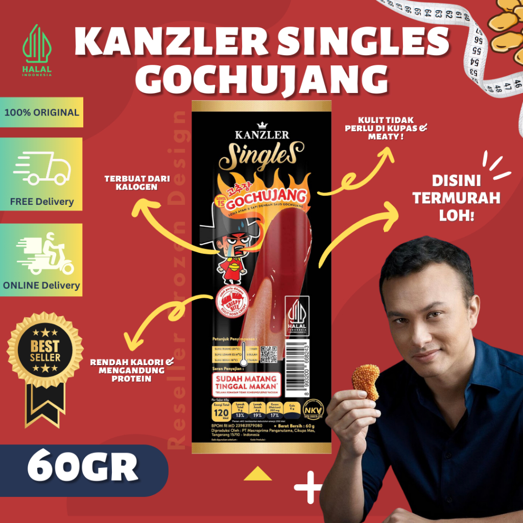 

KANZLER SINGLES SOSIS GOCHUJANG | SOSIS SAUS KOREA PEDAS | SUDAH MATANG | SOSIS VIRAL KENZLER