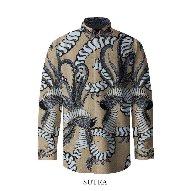 BP-kain batik sutra tulis berpola,