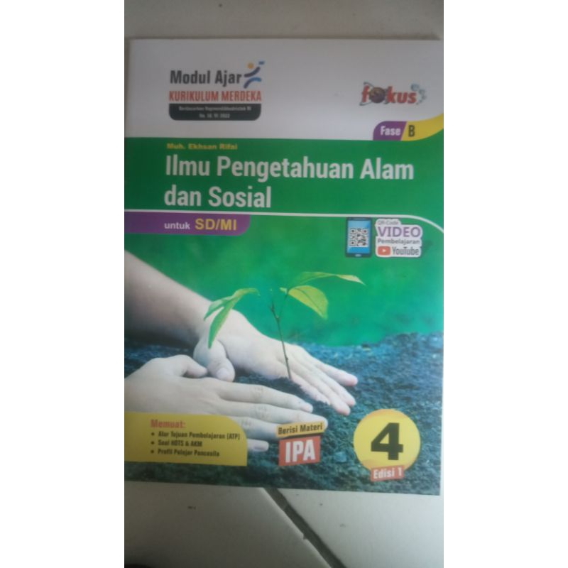 LKS FOKUS IPAS, B INDONESIA, INGGRIS, PANCASILA SD SEMESTER I KELAS 4 5