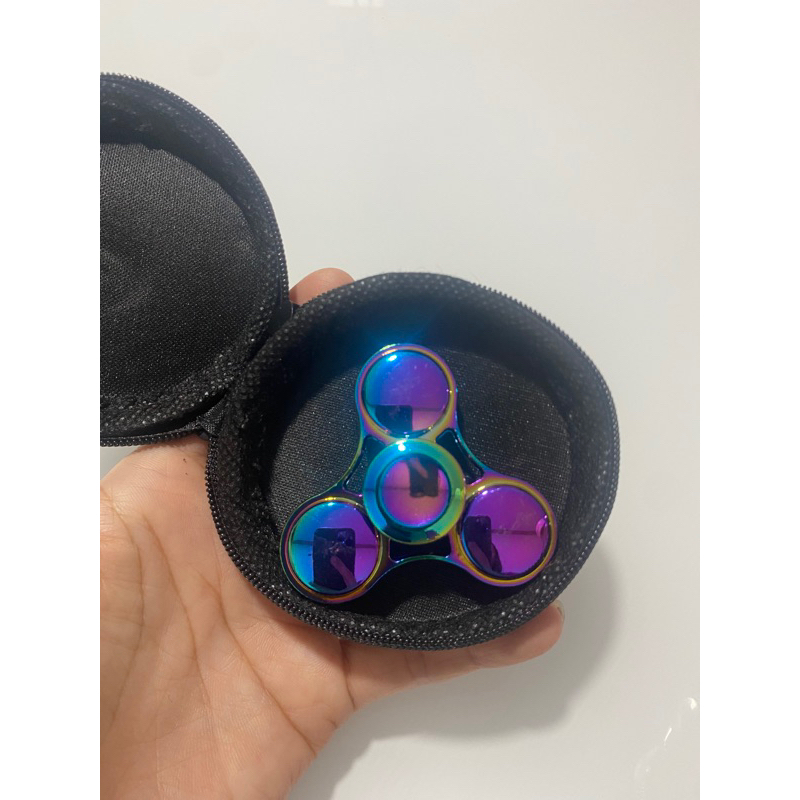 Fidget Spinner  3 sisi / Hand Spiner 3 sisi titanium