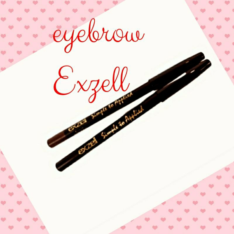 eyebrow Exzell ( pensil alis Exzell) pensil alis lunak / empuk,pensil alis mudah di raut,pensil alis