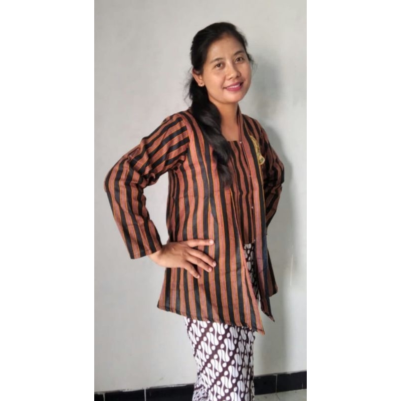 Baju adat jawa kebayak wanita#lurik sorjan dll