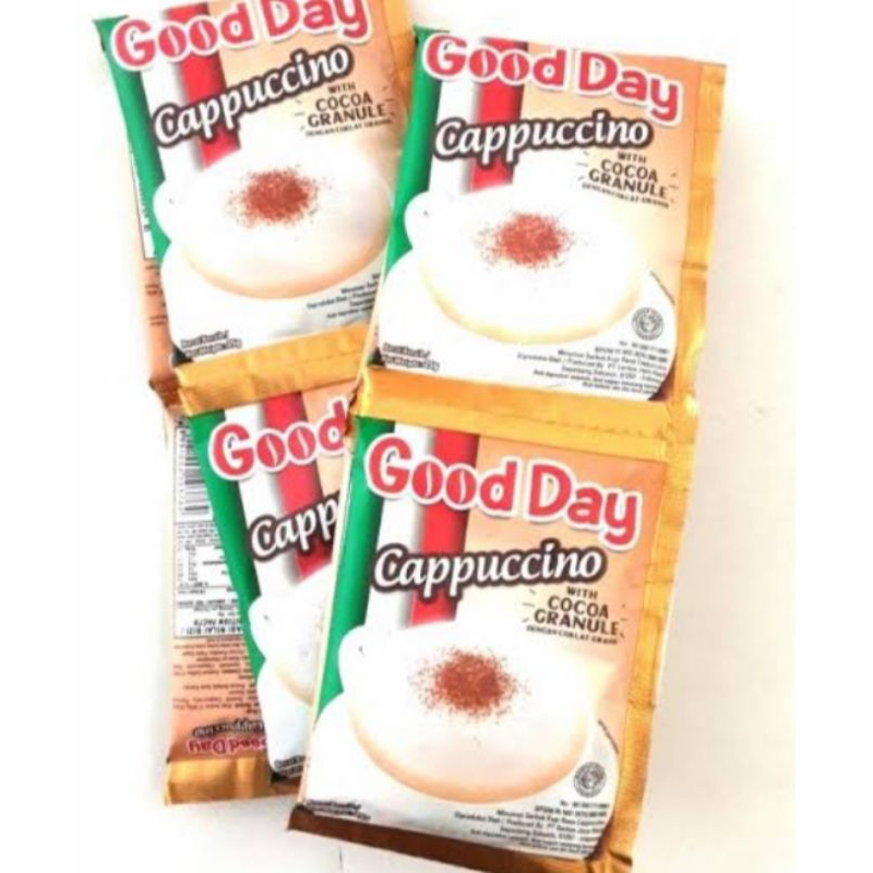 

good day cappucinno isi 10 sachet